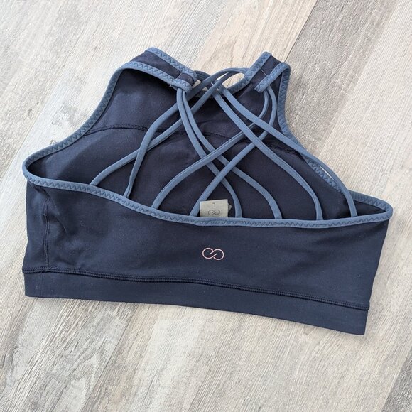 Calia Inner Power Strappy Back High Neck Bra - size L - Picture 1 of 4